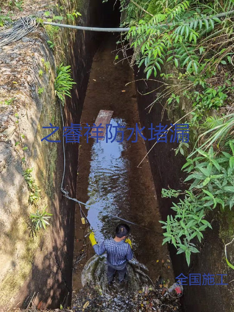 水電站沉降縫滲水堵漏